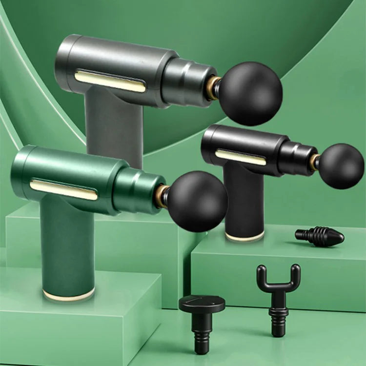Key Model Factory Direct Sales Organization Stimulator Mini Portable Handle Massage Gun Muscle Body Massage Gun