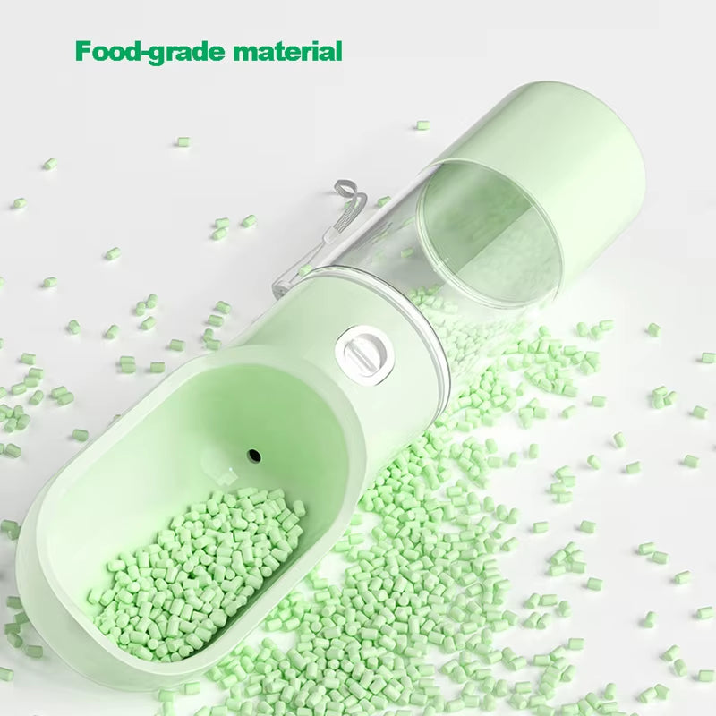 Portable Pet Water Bottle with Food Container 2 in 1 Pet Travel Bowl Puppy Dog Cat Outdoor Drinking Bottle Food Dispenser Feeder