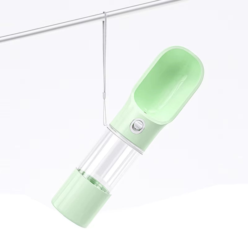 Portable Pet Water Bottle with Food Container 2 in 1 Pet Travel Bowl Puppy Dog Cat Outdoor Drinking Bottle Food Dispenser Feeder